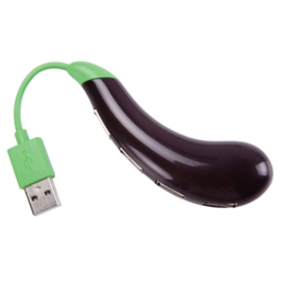 Brinjal shaped USB Hub Brinjal shaped USB Hub