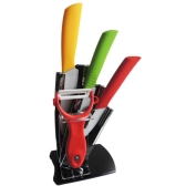 Ceramic Knife with fruit peeler Set 4 Ceramic Knife with fruit peeler Set 4
