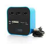 Combo Card Reader with 3 Ports USB Hub Combo Card Reader with 3 Ports USB Hub