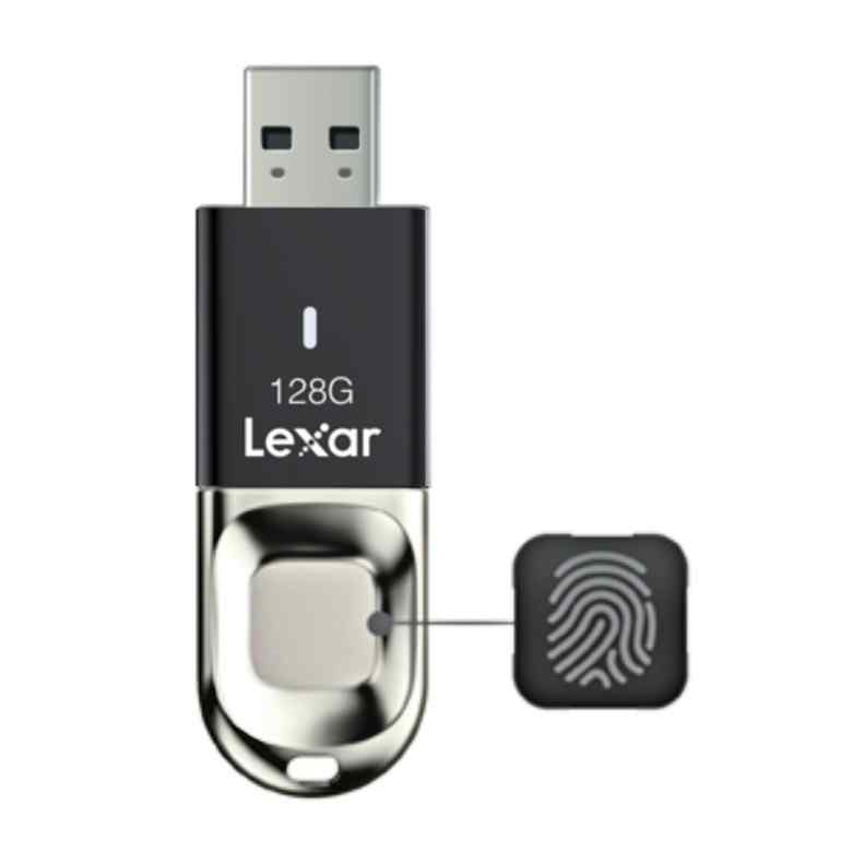 Lexar® JumpDrive® Fingerprint F35 USB 3.0 Flash Drive 128GB