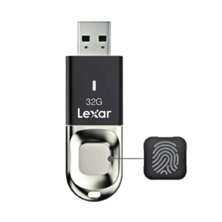 Lexar® JumpDrive® Fingerprint F35 USB 3.0 Flash Drive 32GB