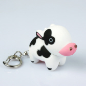 Cow LED Keychain with Voice Cow LED Keychain with Voice