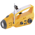 Crank Dynamo Flashlight with Mobilephone Charger and Radio Crank Dynamo Flashlight with Mobilephone Charger and Radio