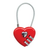 Heart Shaped Luggage Lock CR28-A Heart Shaped Luggage Lock CR28-A