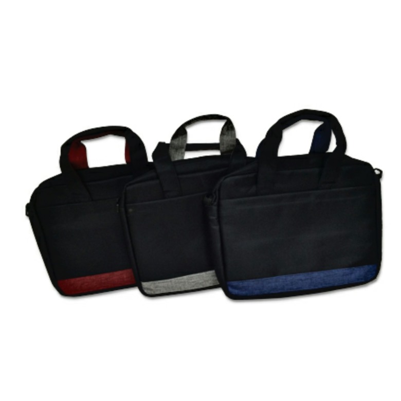 Document Bag with two Zip Compartments