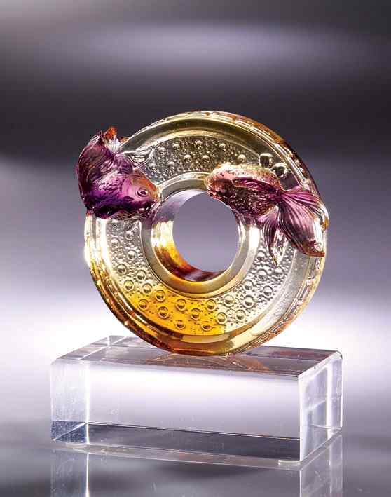 Liuli Paper Weight - Harmony (圆融) Liuli Paper Weight - Harmony (圆融)