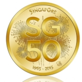 SG50 Singapore Merlion 999.9 Gold Coin (1 Oz) SG50 Singapore Merlion 999.9 Gold Coin (1 Oz)