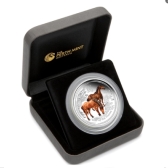 2014 Australia Lunar Coloured Horse 2oz Silver Proof Coin 2014 Australia Lunar Coloured Horse 2oz Silver Proof Coin