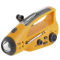 Solar, Crank Dynamo Flashlight with Mobilephone Charger and Radi Solar, Crank Dynamo Flashlight with Mobilephone Charger and Radi