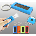 Keychain with torch light using solar energy