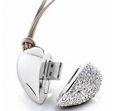 Jewellery Thumbdrive - Heart 1 (4 G) Jewellery Thumbdrive - Heart 1 (4 G)