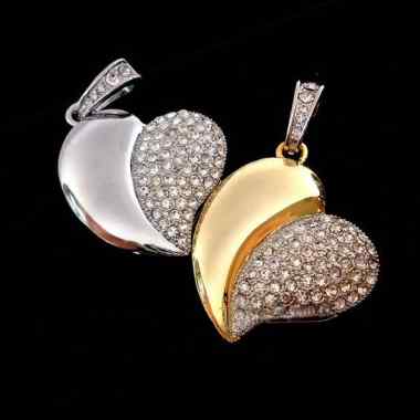 Jewellery Thumbdrive - Heart 4 (4 G) Jewellery Thumbdrive - Heart 4 (4 G)