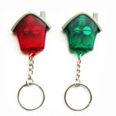 Mini Led House Shape Key Chain Mini Led House Shape Key Chain