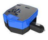 Universal Electric Plug with 2 USB and Car Adaptor Universal Electric Plug with 2 USB and Car Adaptor