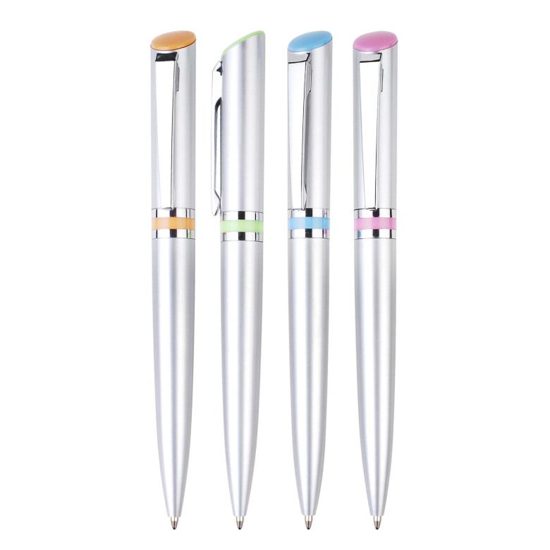 Silver Twist Ball Pen - 6671