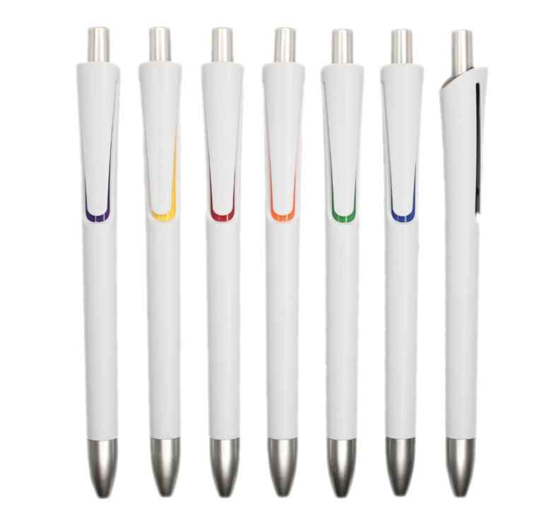 Ballpen with white barrel 8181