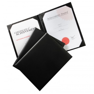 A4 Leather Certificate Holder 3