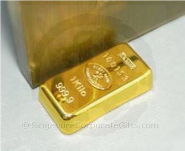 Gold Bullion Door Stopper