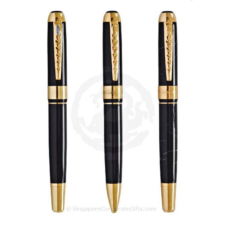 Exclusive Metal Pen with LIne Motif 250-1 (Ball,Roller,Fountain