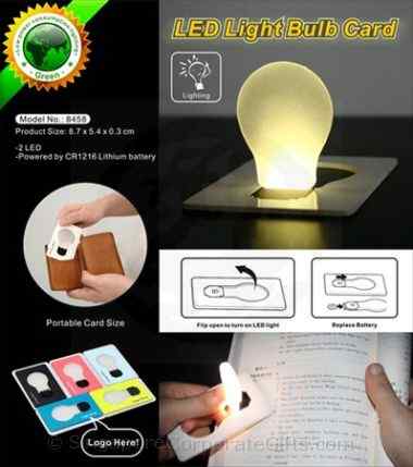 Credit Card size pocket lamp