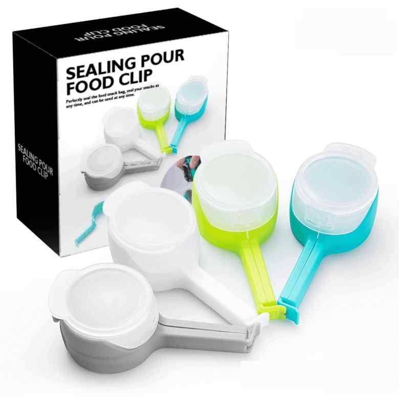 Food Bag Clip with Pourer