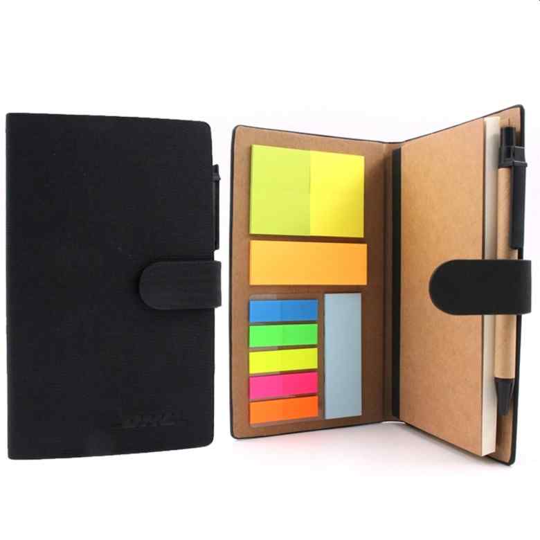 Eco Friendly Sticky Memo with Notepad and Pen