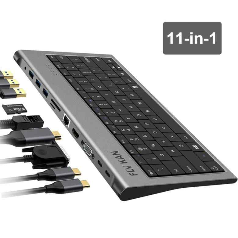 Keyboard with Universal Docking Station