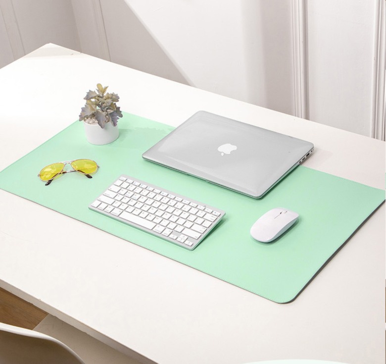 PU Leather Desk Mat cum Mouse Pad