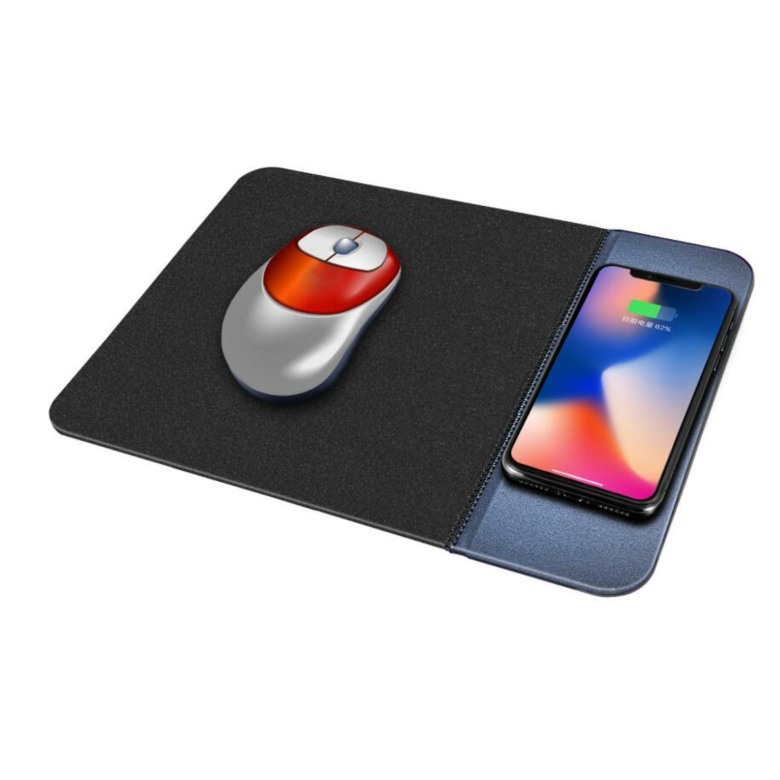 Mouse Pad with Wireless Charger