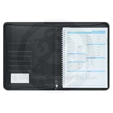 810 MD A4 Folder with Note Pad and Zipper 8