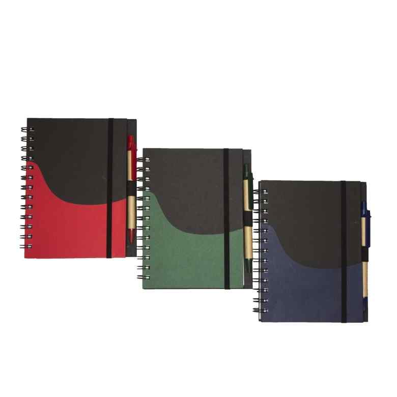 Notebook with eco-friendly pen