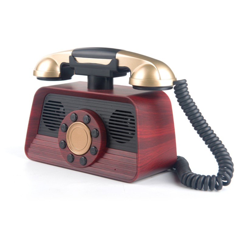 Retro Telephone Bluetooth Speaker with Subwoofer