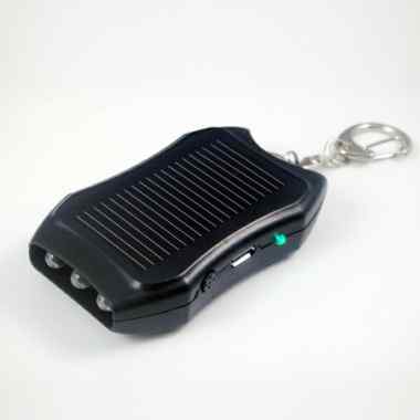 Solar Phone Charger with LED and keychian (1000mAh)