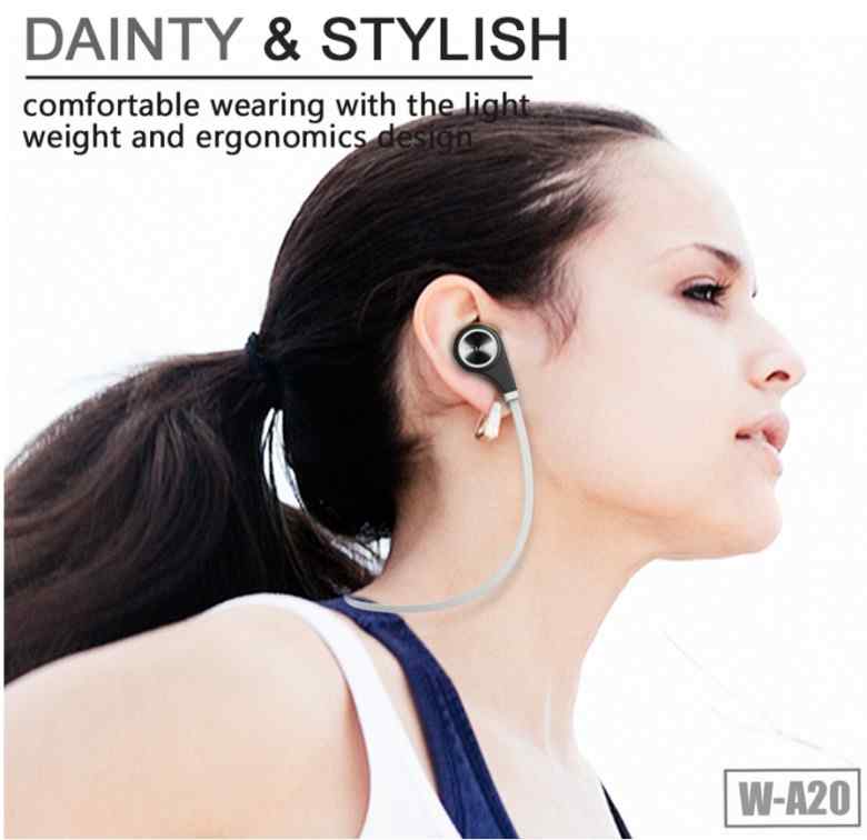 Bluetooth earphone with phone answering function W-A20