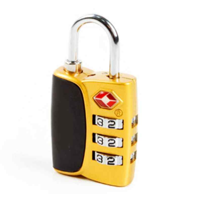 BHGold Two Tones 3-dial combo luggage TSA lock