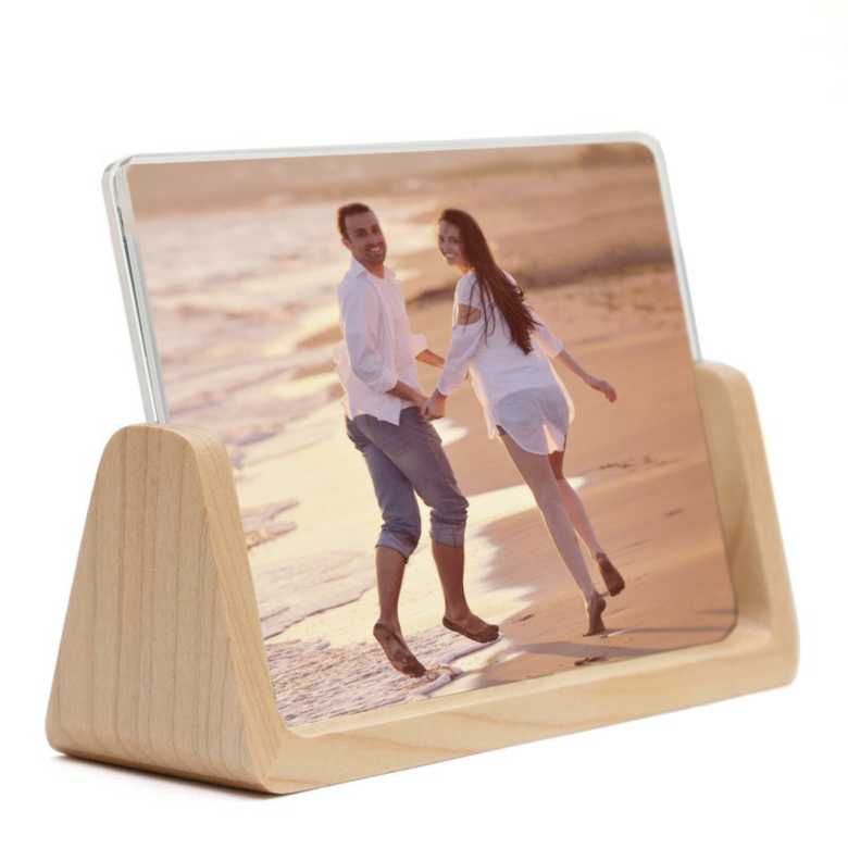 U Shaped Wooden Photo frame [4R]