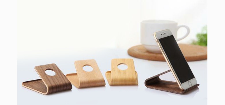 Wooden Phone Stand