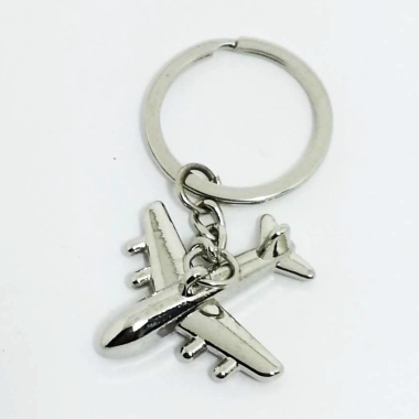 Metal Aeroplane Keychain