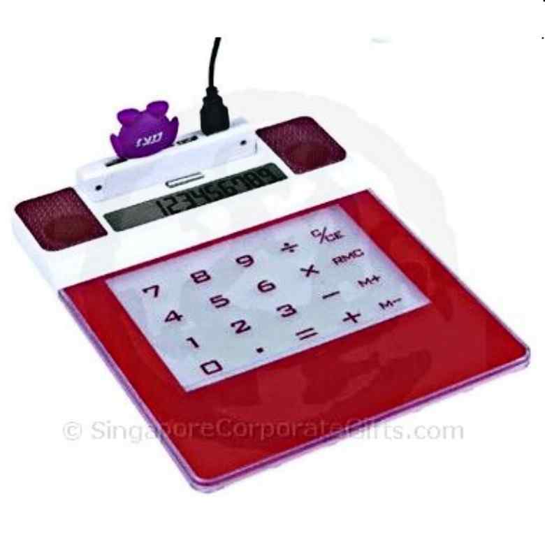 Multi-function Calculator, Mouse Pad, USB Hub and Speaker
