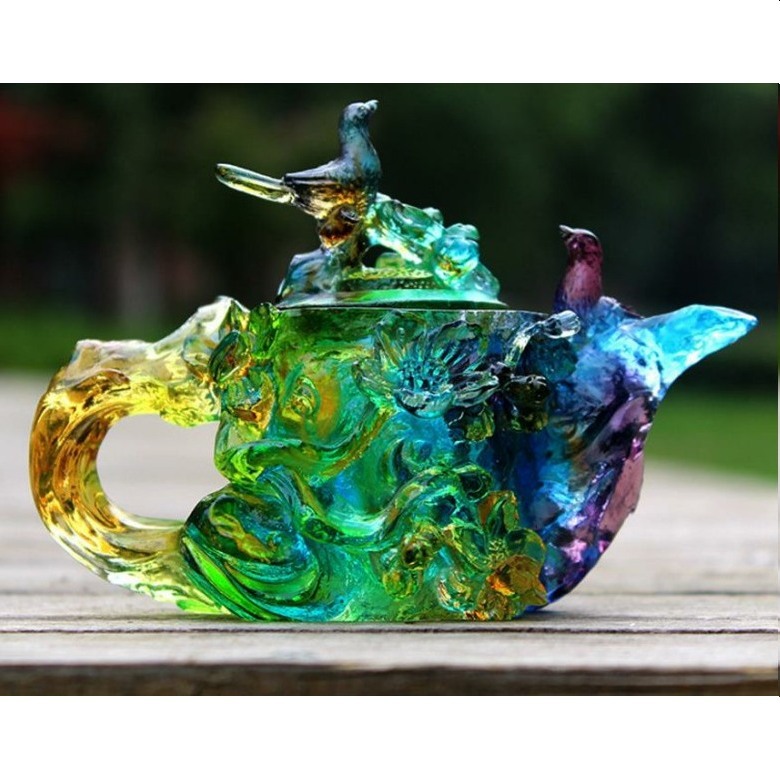 Liuli Teapot - Birds