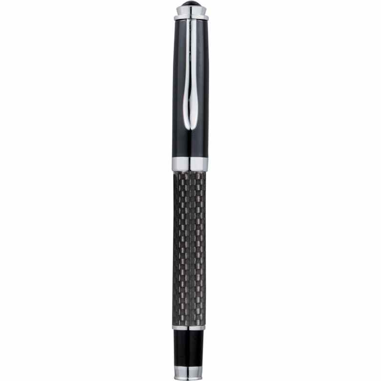 Black Metal Carbon Roller ballpen