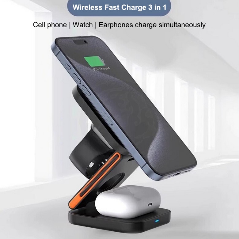 Foldable magnetic wireless Charger
