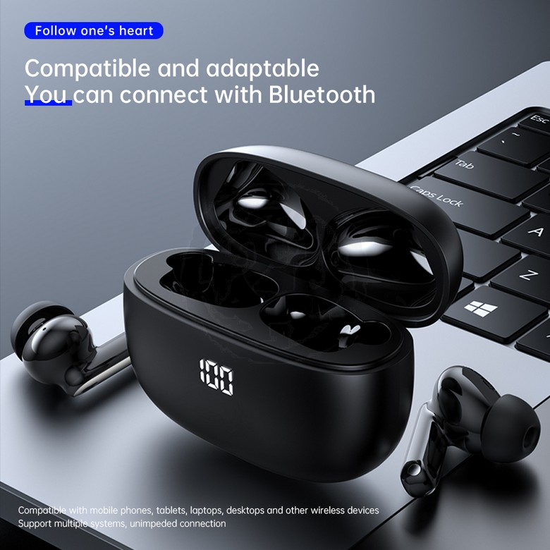 Audifonos Bluetooth Earphone with noise cancellation