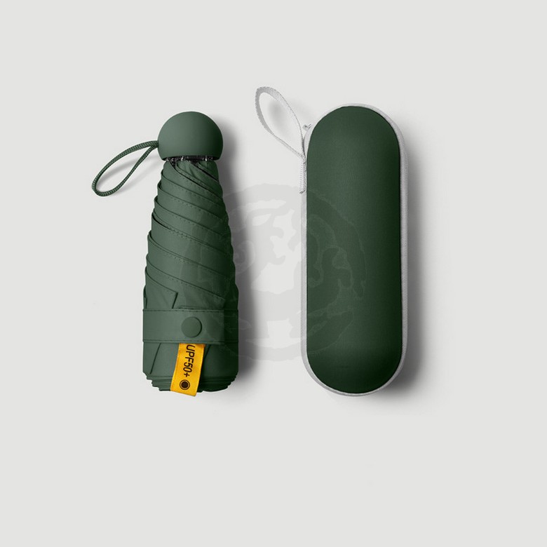 Mini Umbrella with zip Pouch-6 ribs (17.5")