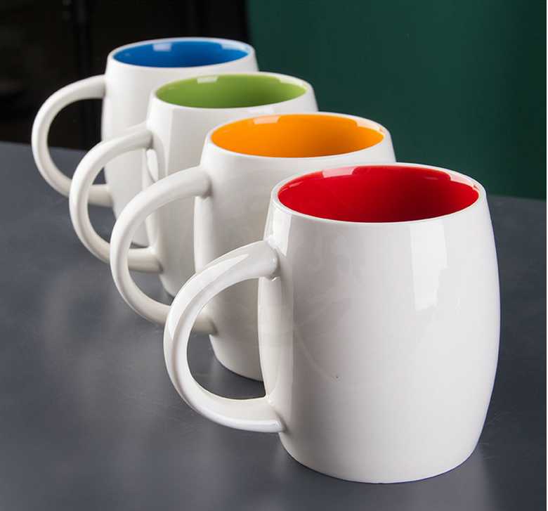 Drum-Shaped Ceramic Cup [440ml]