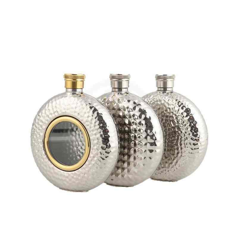 Leak-proof Vacuum Hip Flask with window