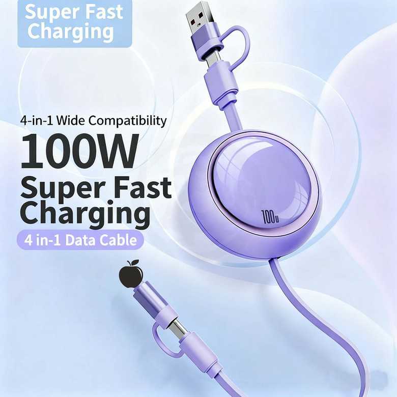 Retractable Cable for Android and iPhone