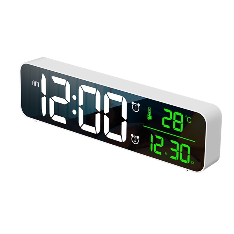 Digital Wall Clock with Big LED and Music