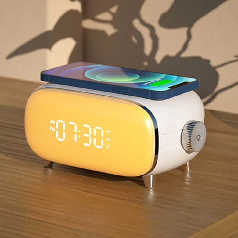 Sunrise Alarm Clock with Wireless Charger