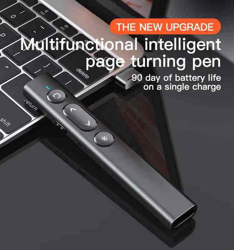 Rechargable Presenter with Laser pointer